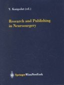 Research and Publishing in Neurosurgery